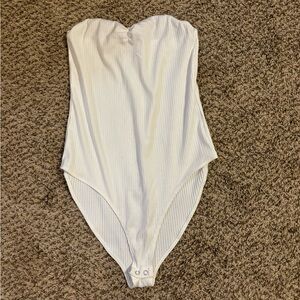 Women’s White Bodysuit